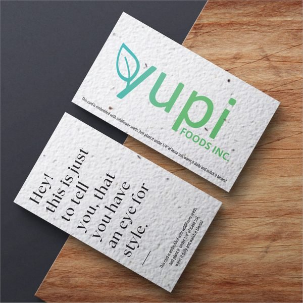 Recycled / Eco-Friendly Business Card - Image 2