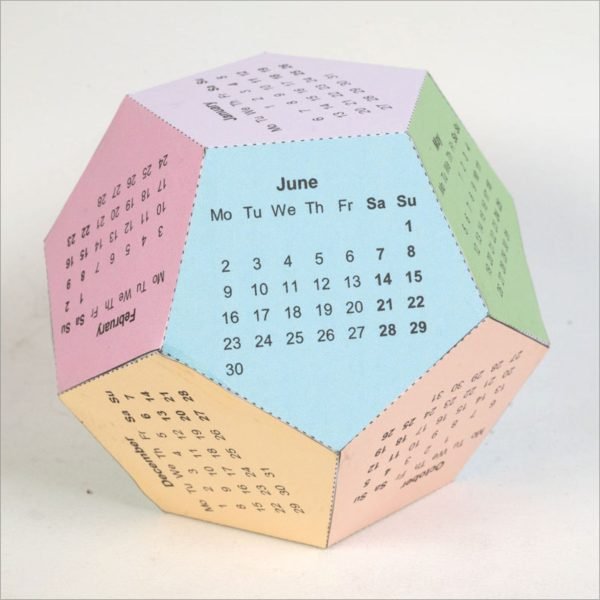 Cube Table Calendar - Image 4