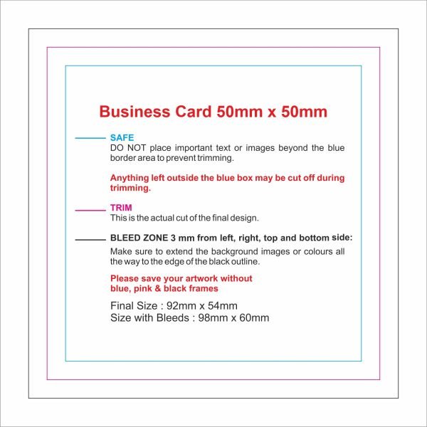 Square Visiting Card - Image 4