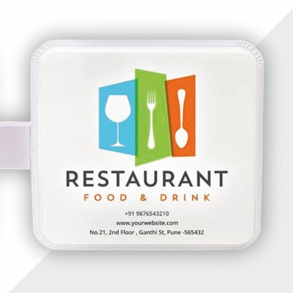signage board with round display and pole stand, ideal for attracting walk-in traffic in retail stores and events.