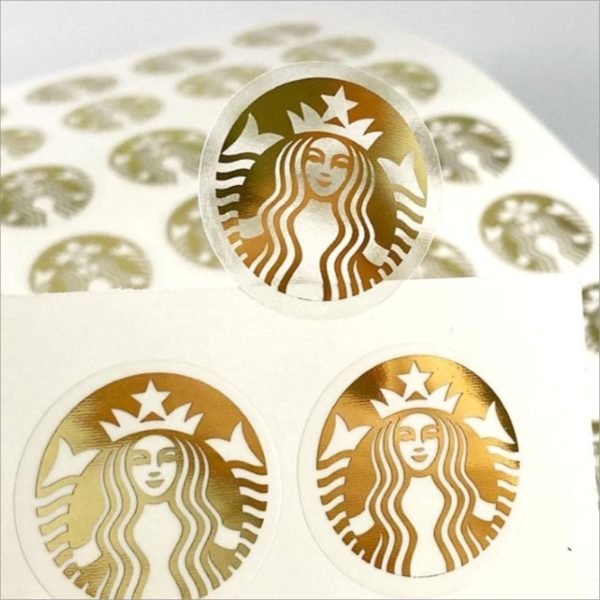 Gold Metal Sticker - Image 2