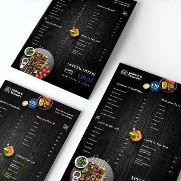 Sunboard Menu Card - Image 3