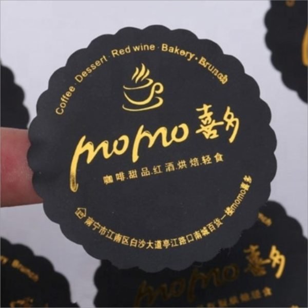 Gold Metal Sticker - Image 3