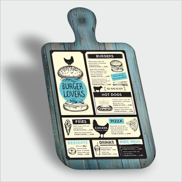 Sunboard Cutout Menu Card - Image 4