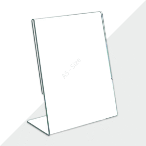 Premium Clear Acrylic: Durable, scratch-resistant material that keeps your QR code visible and easy to scan from any angle.